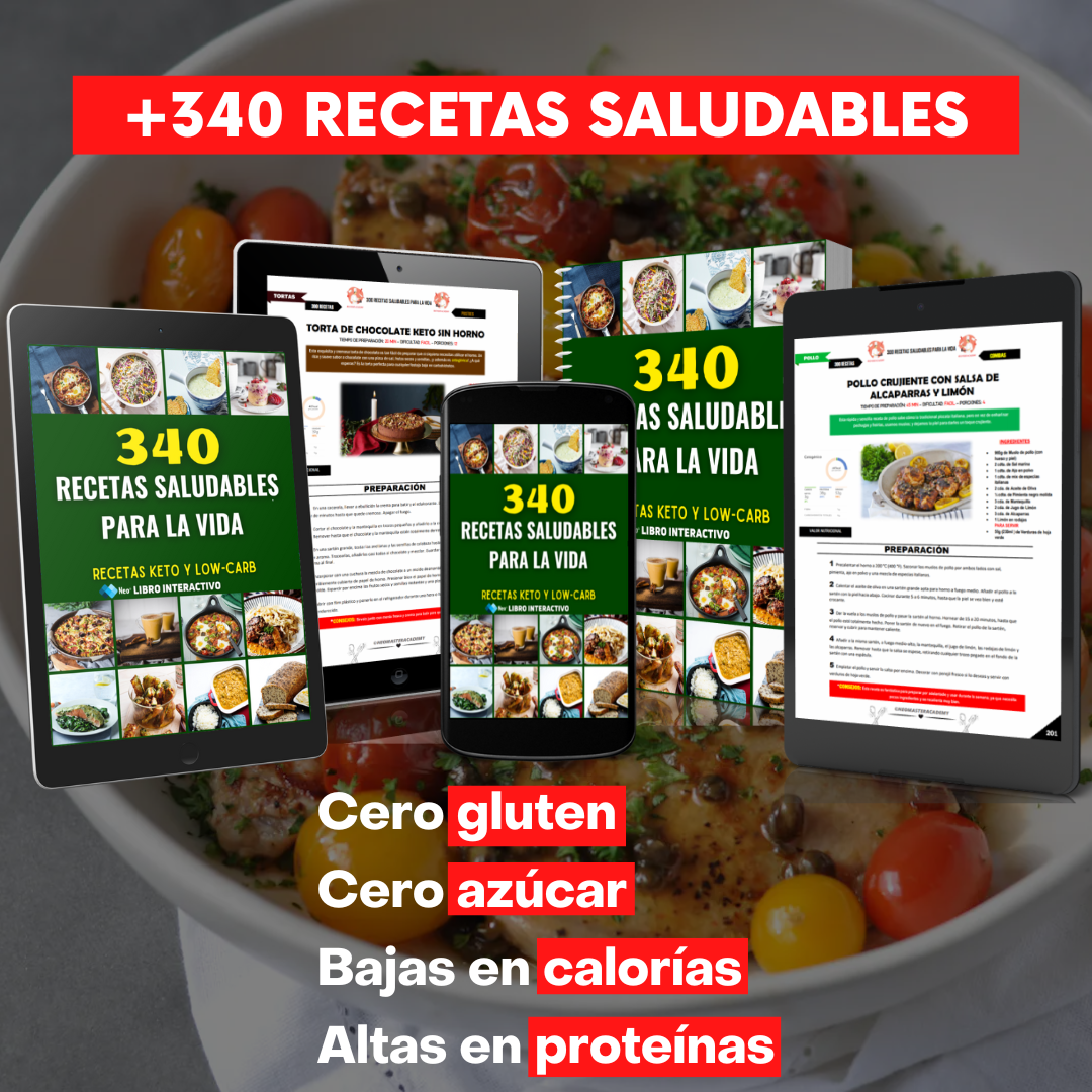 Portada ebook 200 recetas saludables reseña 2025